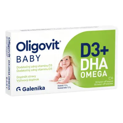 Oligovit Baby D3+DHA omega tob.30 Galenika