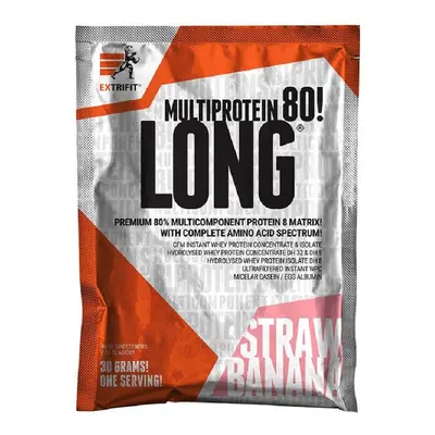 Extrifit Long 80 Multiprotein 30g jahoda - banán