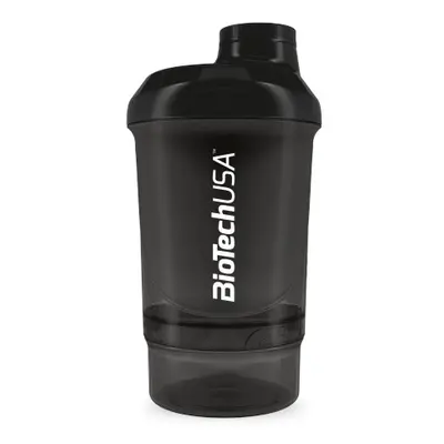 BioTech Šejkr 300 + 150 ml černý