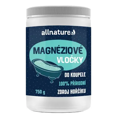 Allnature Magnéziové vločky do koupele 100% 750g