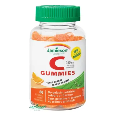 JAMIESON Vitamín C Gummies pomeranč pastilky 60ks