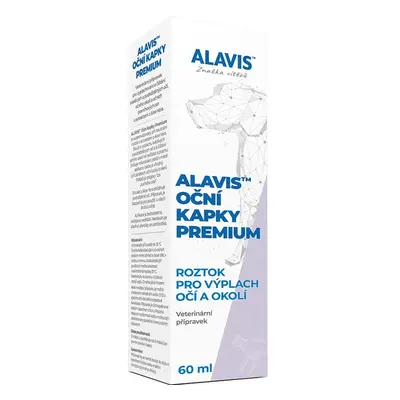 ALAVIS Oční kapky Premium pro výplach očí 60ml