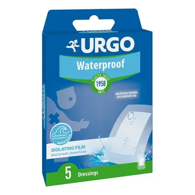 URGO WATERPROOF Voděodolná náplast 10x6cm 5ks NOVÁ