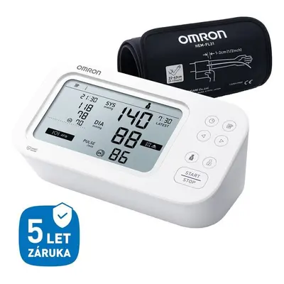 Tonometr OMRON M6 Comfort pažní+zdroj CELIMED