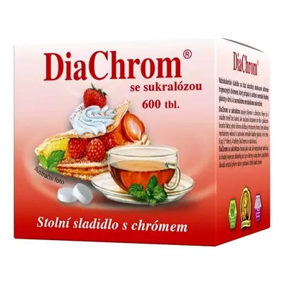 DiaChrom se sukralózou tbl.600 nízkokalor.sladidlo