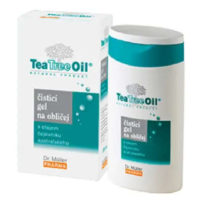 Tea Tree Oil čisticí gel na obličej 200ml Dr.Müller