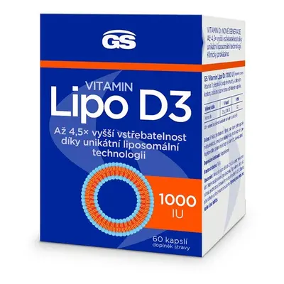 GS Vitamin Lipo D3 1000 IU cps.60