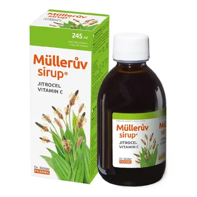 Müllerův sirup s jitrocelem a vitaminem C 245ml