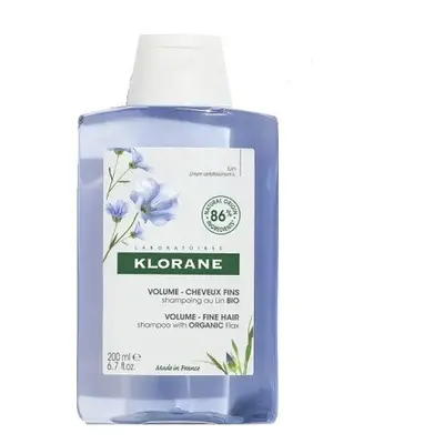 KLORANE Šampon s BIO lnem na jemné vlasy 200 ml