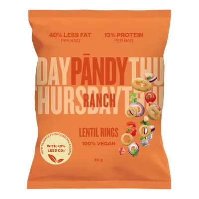 Pandy Lentil Chips Rings 50 g Ranch