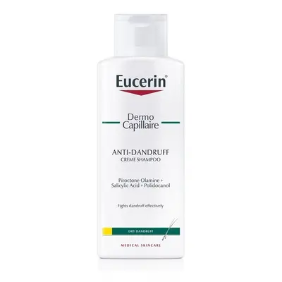 EUCERIN DermoCapillaire Krémový šampon proti suchým lupům 250 ml