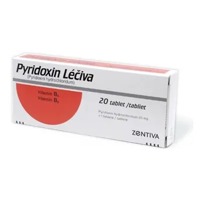 PYRIDOXIN LÉČIVA 20MG TBL NOB 20