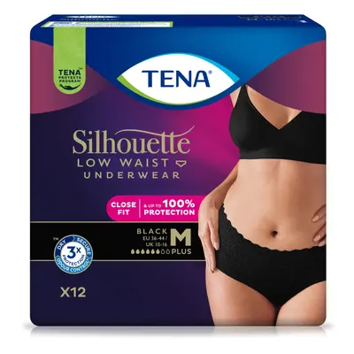 TENA SILHOUETTE PLUS BLACK M KALHOTKY ABSORPČNÍ NATAHOVACÍ,BOKY 75-100CM,810ML