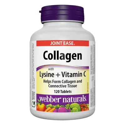 Webber Naturals Collagen+Lysine+Vitamín C 120 tbl