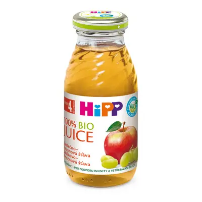 HiPP 100% Jablečno-hroznová šťáva BIO 4/6m 200ml