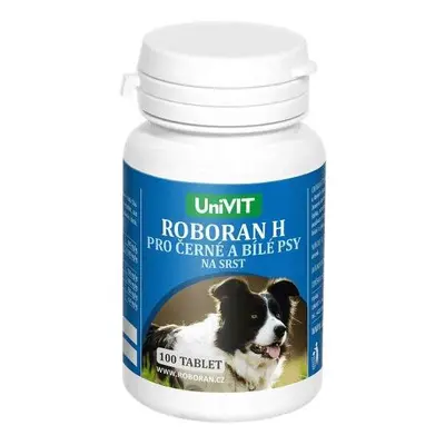 UniVIT ROBORAN H pro černé a bílé psy srst tbl.100