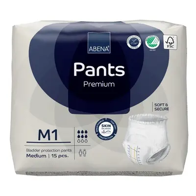 ABENA PANTS PREMIUM M1 KALHOTKY ABSORPČNÍ NAVLÉKACÍ, PRODYŠNÉ, BOKY 80-11