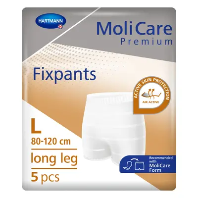 FIXAČNÍ KALHOTKY MOLICARE PREMIUM FIXPANTS L OBVOD BOKŮ 80-120CM,5KS