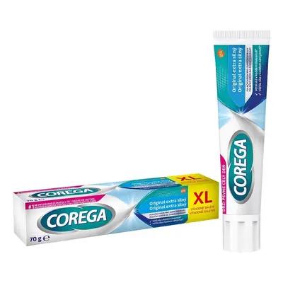 Corega Original Extra silný fixační krém na zubní protézu XL 70g 1ks