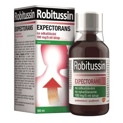 ROBITUSSIN EXPECTORANS na odkašlávání 100mg/5ml sirup 100ml