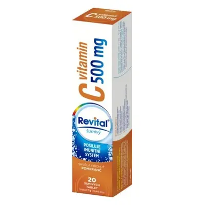 Revital C vitamin 500mg pomeranč tbl.eff.20