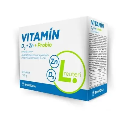 Vitamín D3 + Zn + Probio tbl.30