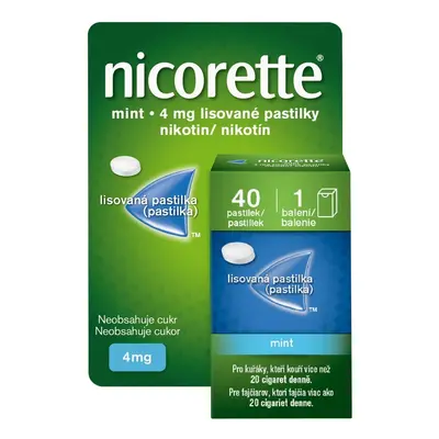 NICORETTE MINT 4MG PAS CMP 40