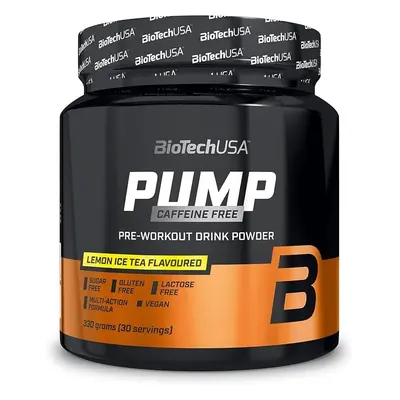 BioTech Pump Caffeine Free 330 g lemon ice tea