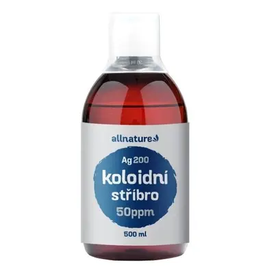 Allnature Koloidní stříbro Ag200 50ppm 500ml