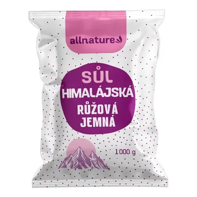 Allnature Himalájská sůl růžová jemná 1000g