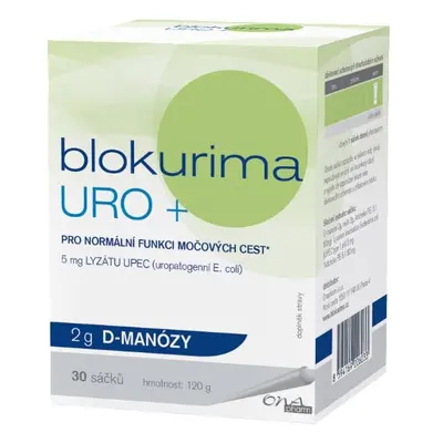 Blokurima URO+ 2g d-manózy 30 sáčků