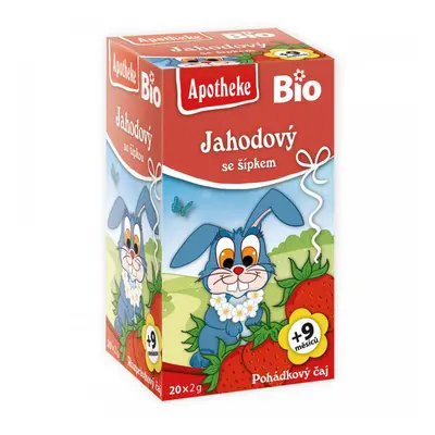 Dětský BIO Pohádkový čaj Jahodový se šípkem 20x2g