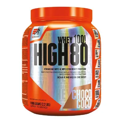 Extrifit High Whey 80 1000g čokoláda - kokos