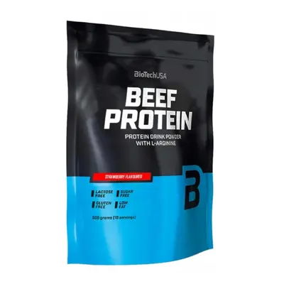 BioTech Beef Protein 500 g strawberry