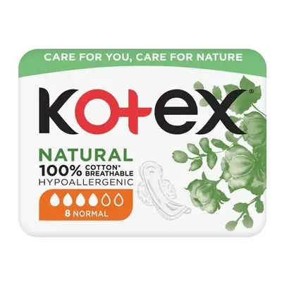 KOTEX Natural vložky Normal 8ks