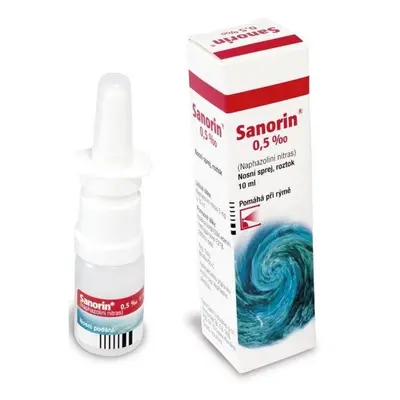 SANORIN 0,5MG/ML NAS SPR SOL 1X10ML