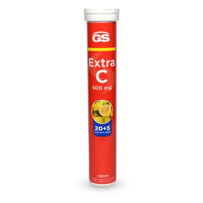 GS Extra C 500 citron šumivé tablety 20+5