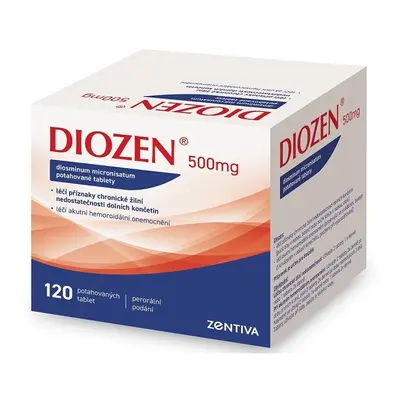 DIOZEN 500MG TBL FLM 120