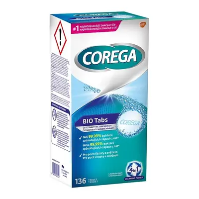 Corega Bio Tabs čisticí tablety 136ks