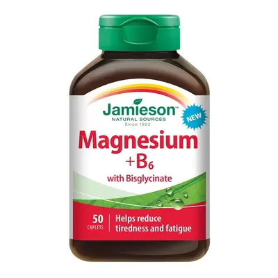 JAMIESON Hořčík+vitamín B6 s bisglycinátem tbl.50