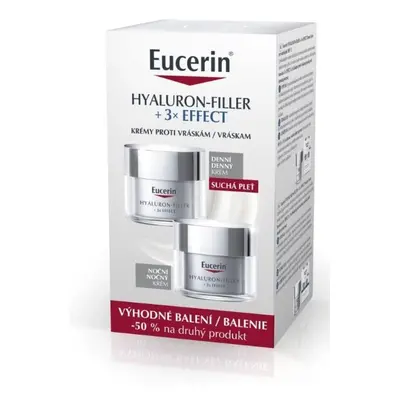 Eucerin HYALURON-FILLER + 3xEFFECT denní a noční krém 2x50ml