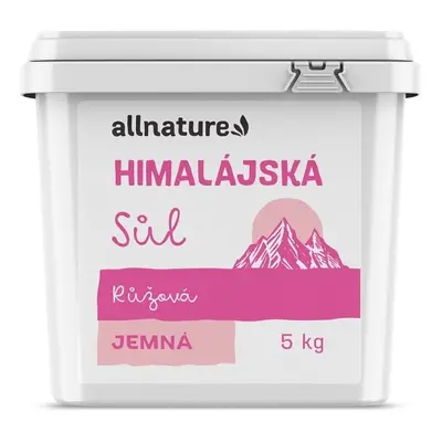 Allnature Himalájská sůl růžová jemná 5kg