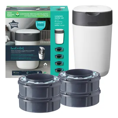 Tommee Tippee Twist & Click Koš na pleny + 4 kazety