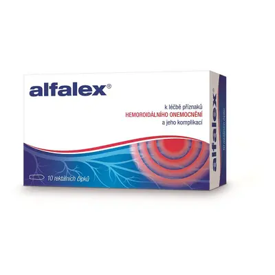 Alfalex rektální čípek 10x2.5g