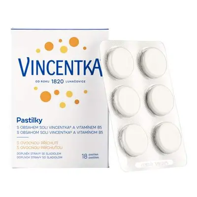 Vincentka Pastilky ovocné 18ks