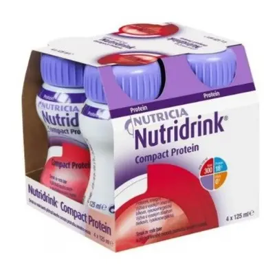 NUTRIDRINK COMPACT PROTEIN S PŘÍCHUTÍ LESNÍHO OVOCE POR SOL 4X125ML