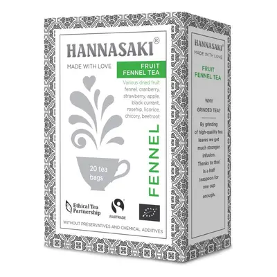 HANNASAKI Fruit Fennel Tea Bio 20 sáčků