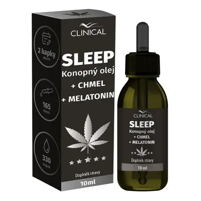 Clinical SLEEP konopný olej + chmel + melatonin 10ml