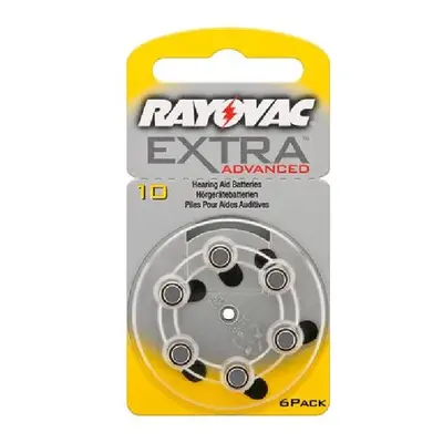 Rayovac Extra Adv.10 baterie do naslouchadel 6ks