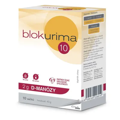 Blokurima 2g D-manózy sáčky 10x4g